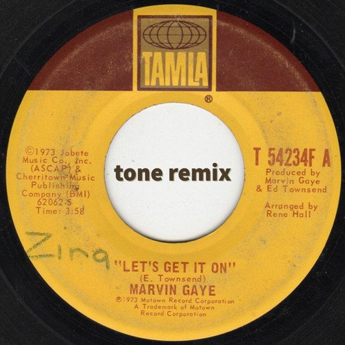 Stream Let's Get It On (tone remix)- Marvin Gaye by tone | Listen
