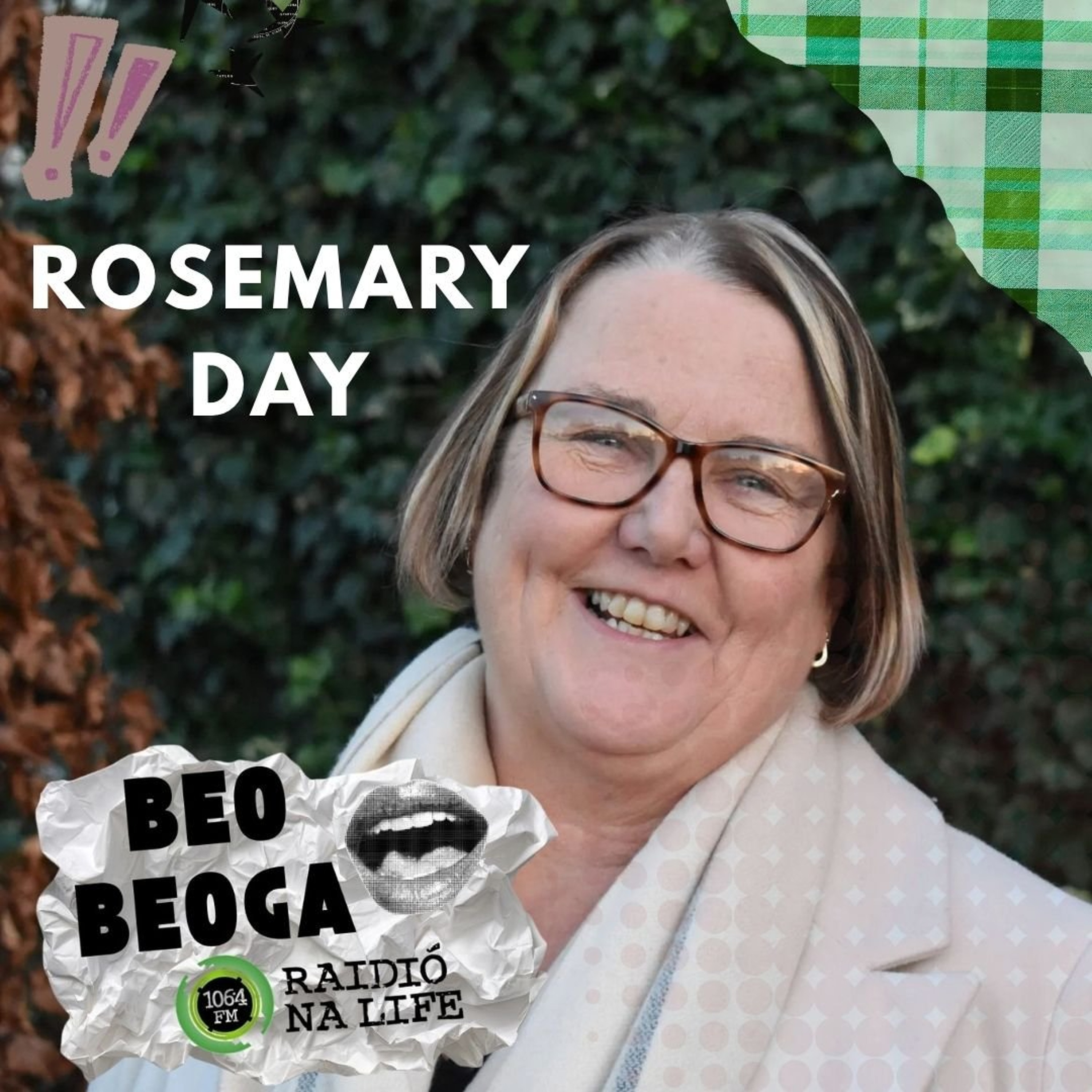 Rosemary Day - Acadóir agus duine de bhunaitheoirí Raidió na Life