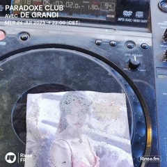 Paradoxe Club : De Grandi - 26 Juillet 2023