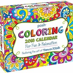 DOWNLOAD EBOOK 📘 Posh: Coloring 2018 Day-to-Day Calendar by  Thaneeya McArdle KINDLE