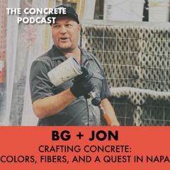 Crafting Concrete: Colors, Fibers, and a Quest in Napa