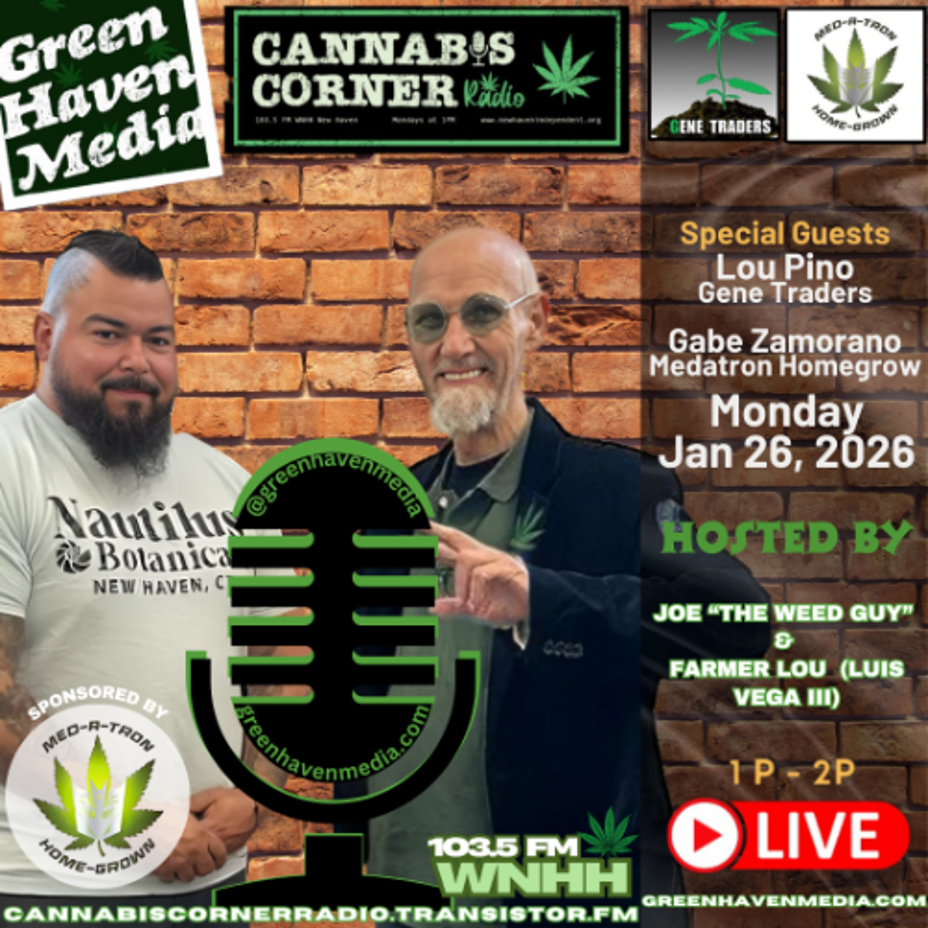 Cannabis Corner Radio: Jan 26, 2026 episode artwork