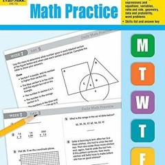EPUB DOWNLOAD Evan-Moor Daily Math Practice, Grade 6, Homeschool & Classroom Wor