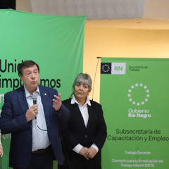 Patricia Campos-Río Negro lanzó una política clave para transformar la formación y el empleo