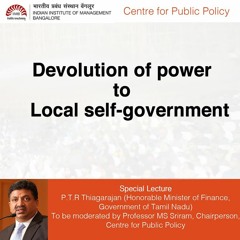Devolution of power to local self-government | Int.Conference on Public Policy & Management |
