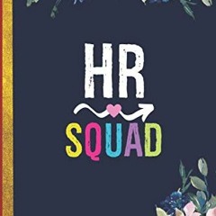 View PDF HR Squad: HR Admin Gifts | HR Gift Funny | Personalized Lined Notebook (Alternative To Card