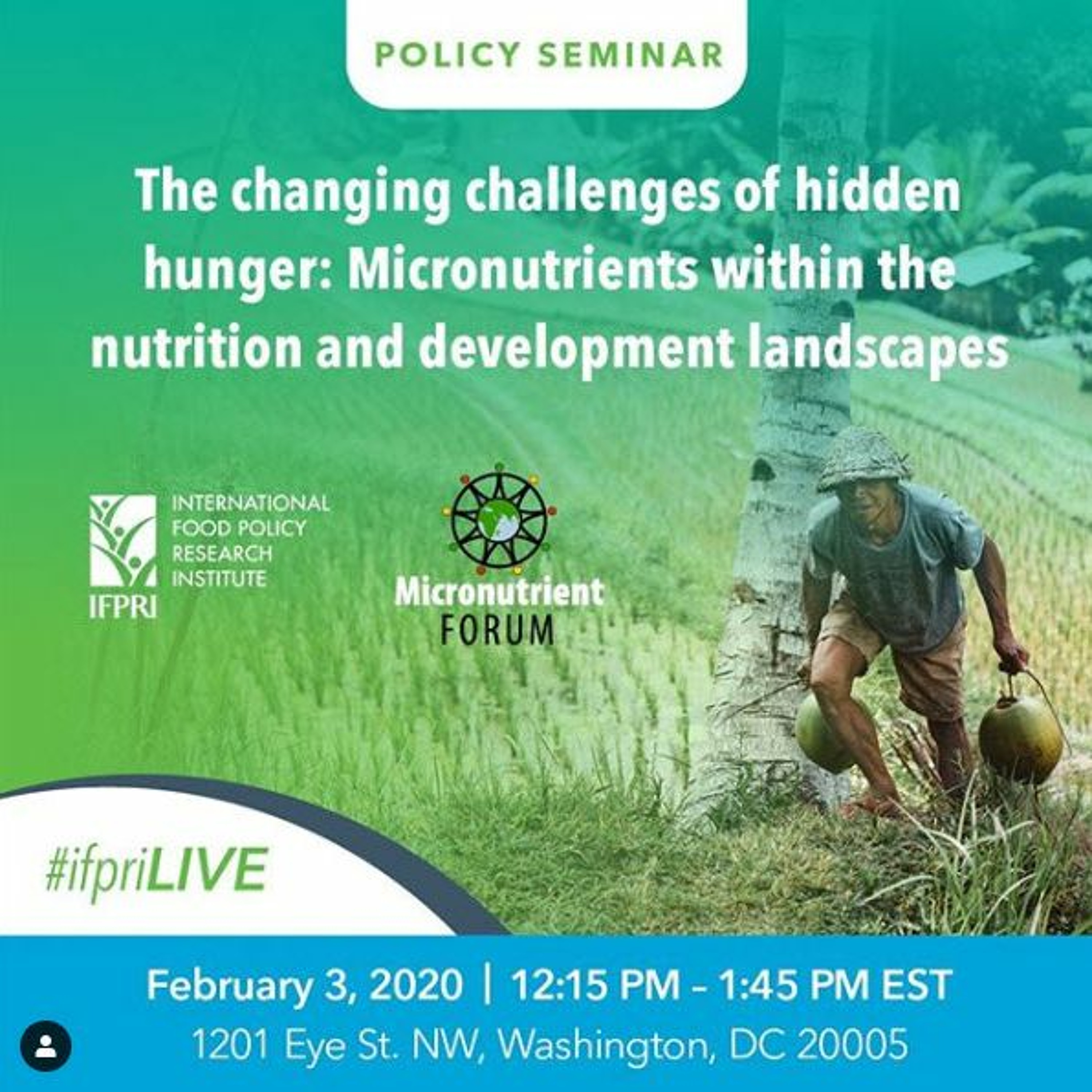 IFPRI PolSem: The changing challenges of hidden hunger - 02/03/2020 episode artwork
