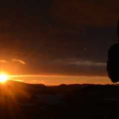 walking on the street