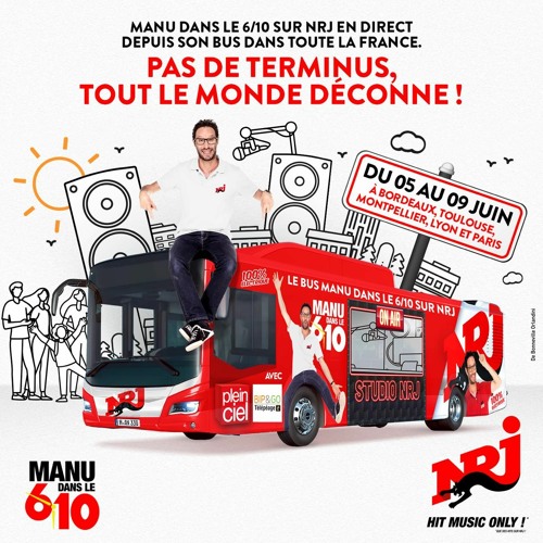 Stream NRJ - Le Bus De Manu Dans Le 6/10 Sera Du 05 Au 09 Dans Les Plus  Grandes Villes de France by Wams NRJ | Listen online for free on SoundCloud