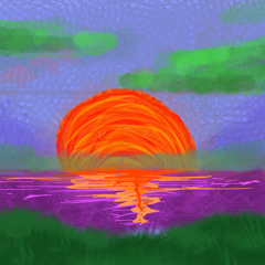 digital sunset
