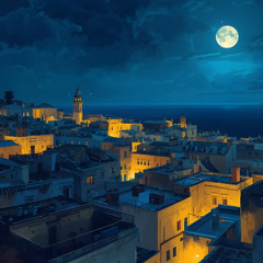 Night drive in Tunis