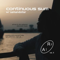 Radio Alhara - Continuous Sum - Vol 5 - Deep House Tarab & Tabla
