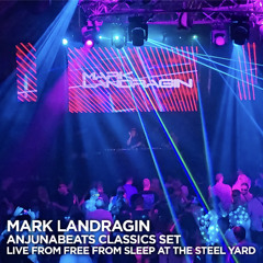 Mark Landragin Anjunabeats classics set live from Free From Sleep at The Steel Yard in London