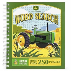 ❤book✔ John Deere Word Search, Multi-Level Spiral-Bound Puzzle Book Including More Than 250 Farm