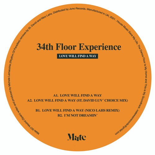 34th Floor Experience - Love Will Find Away (Nico Lahs Remix)[PREMIERE]