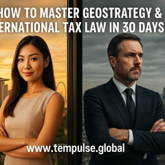 🎣🌏 How to Master Geostrategy & International Tax Law in 30 Days?