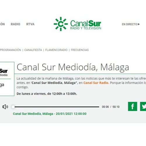Stream GAULA Canal Sur Radio - Malaga Mediodia - 20210105 1200 1300 (1) by  GAULA Abogados | Listen online for free on SoundCloud