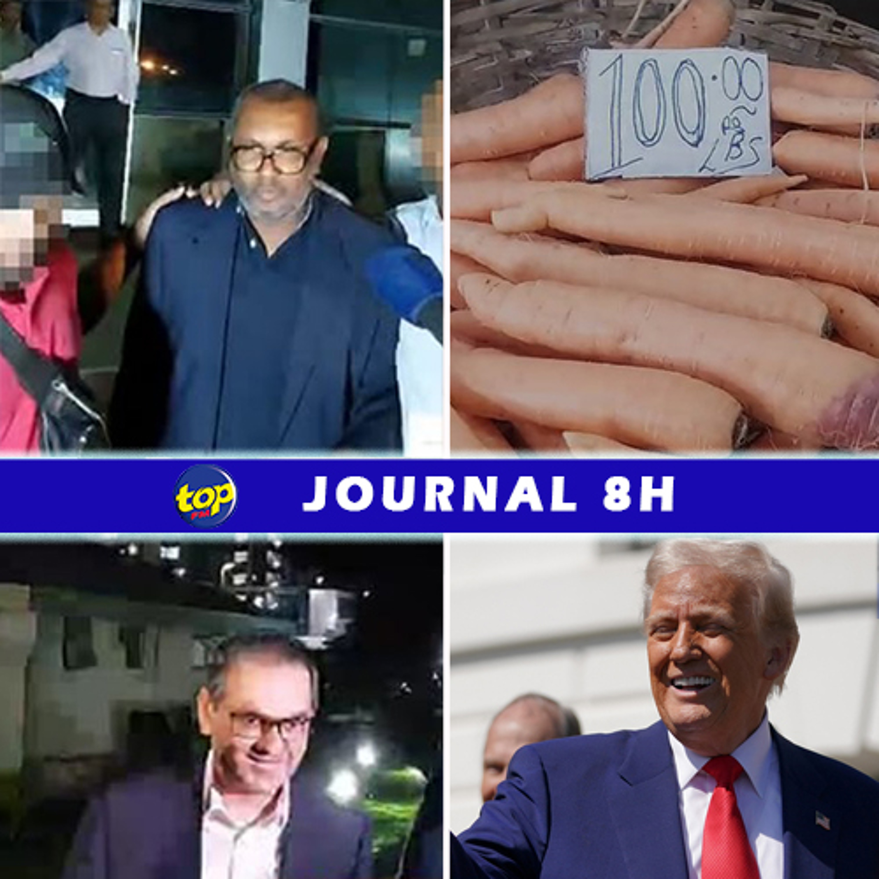 Le journal de 8H de ce jeudi 10 avril 2025