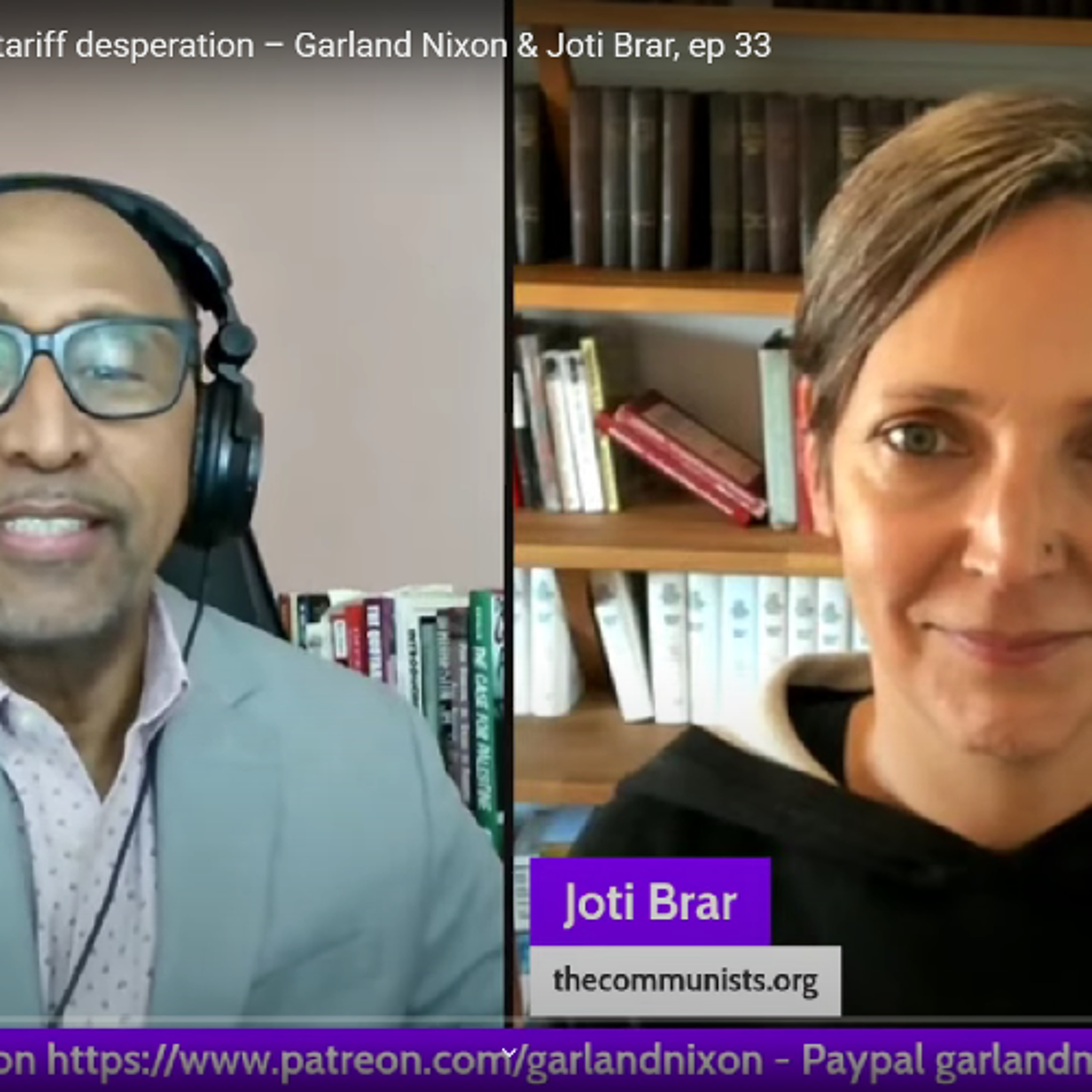 US ending child labour laws, tariff depestation Garland Nixon and Joti Brar Ep 33