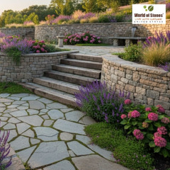 20+ Stunning Garden Path Ideas Using Natural Stones