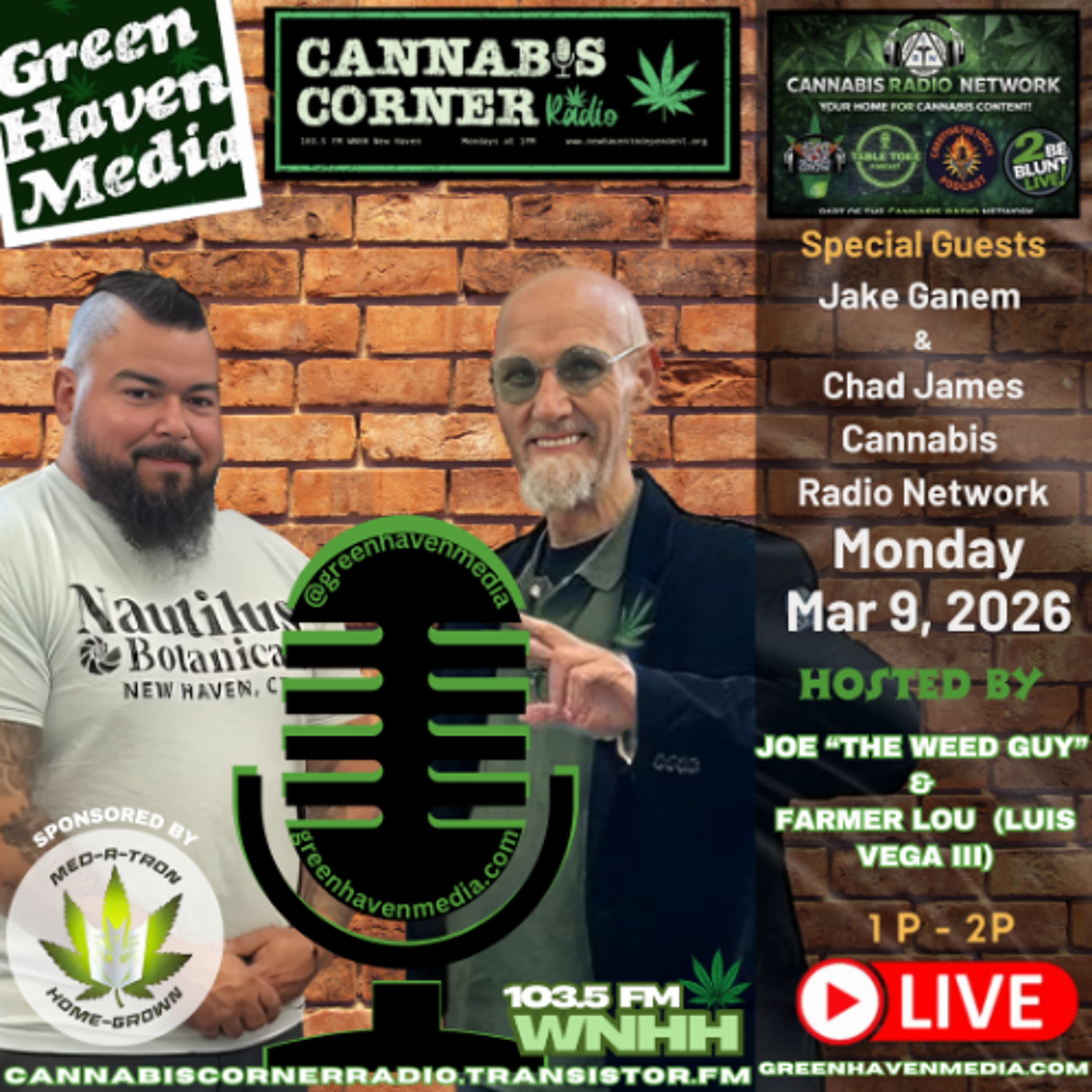 Cannabis Corner Radio: Mar 9, 2026 episode artwork