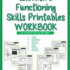 ❤READ❤ BOOK ⚡PDF⚡ Executive Functioning Skills Printables Workbook: For Student
