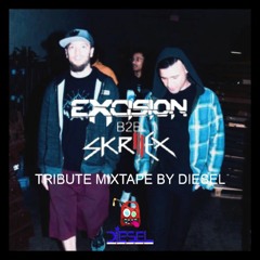 Excision b2b Skrillex (Tribute Mixtape By Diesel In The Mix)