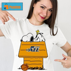 Utah Jazz Nba Basketball Snoopy Woodstock House 2024 Shirt