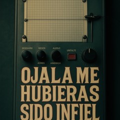 Ojalá Me Hubieras Sido Infiel (I Wish You Cheated- Spanish Version)