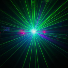 Laser strobe light