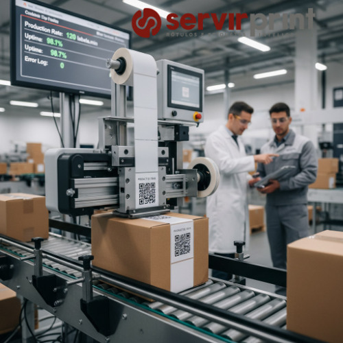 Excelência em Etiquetagem Industrial A Sinergia entre Máquina, Consumível e Expertise.
