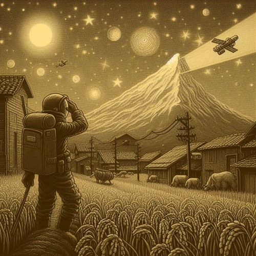 Searching for rice in space.