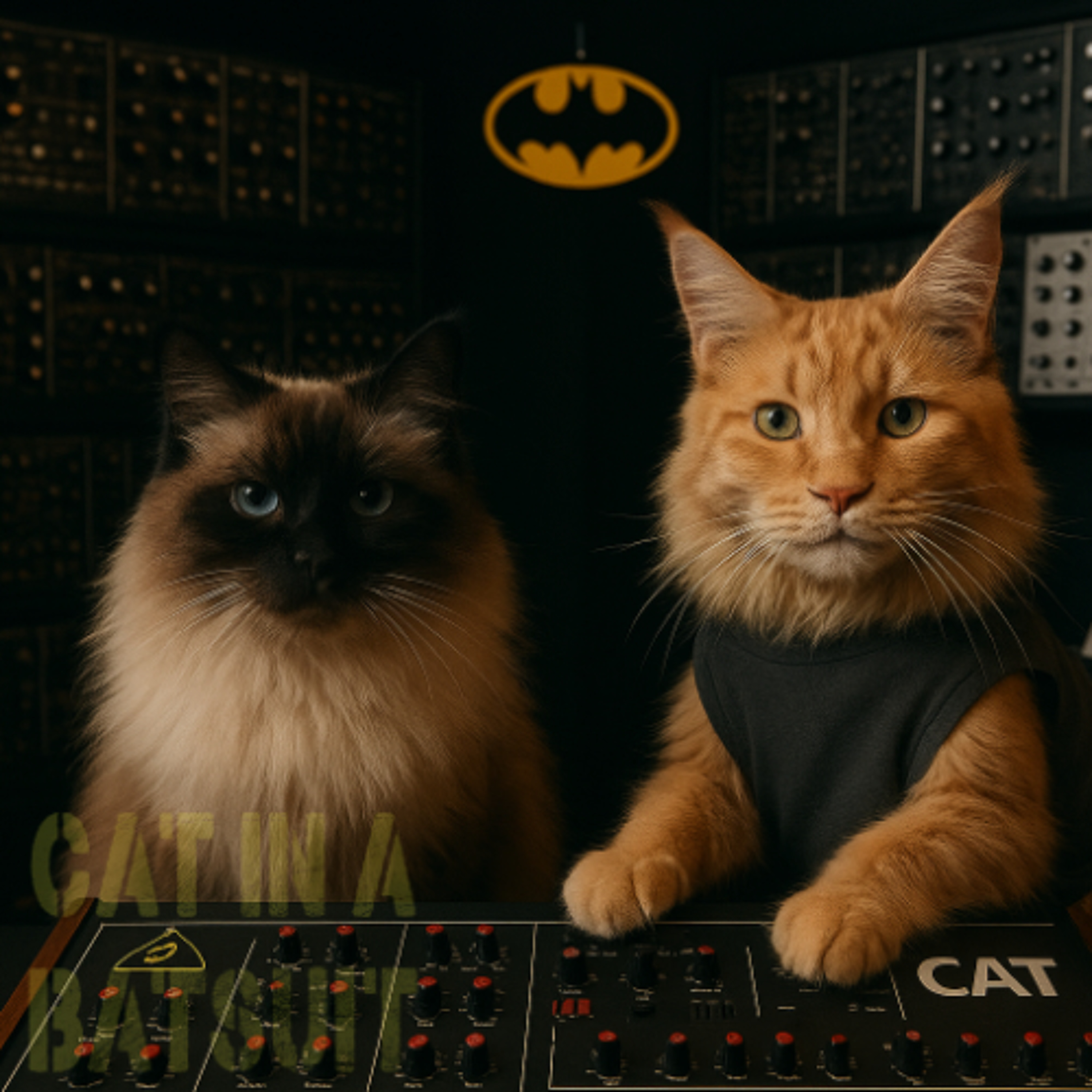 Cat in a batsuit episode artwork