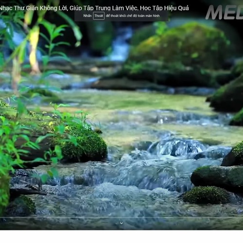 Nhạc Tiếng Suối Chảy Róc Rách, Nhạc Thư Giãn Không Lời, Giúp Tập Trung Làm Việc, Học Tập Hiệu Quả