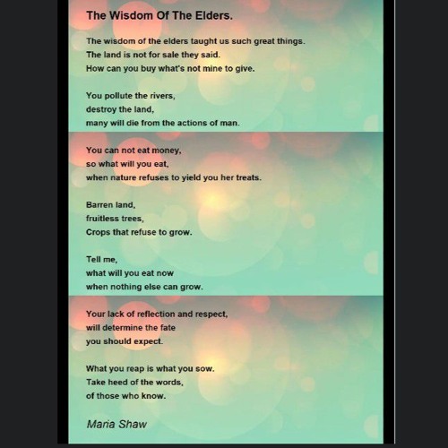 Stream The Wisdom Of The Elders Poem By Maria Shaw By T CHALLA 4EVA Stream the wisdom of the elders poem by maria shaw by t challa 4eva
