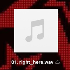 right here (nightcore) [prod. luvnote]