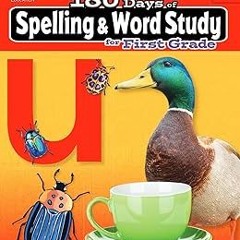 @% 180 Days of Spelling and Word Study: Grade 1 - Daily Spelling Workbook for Classroom and Hom