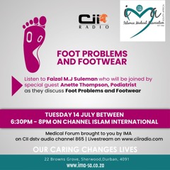 14-07-20 Medical Forum - Foot Problems And Footwear