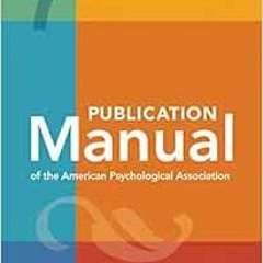 free KINDLE 📘 Publication Manual of the American Psychological Association: 7th Edit