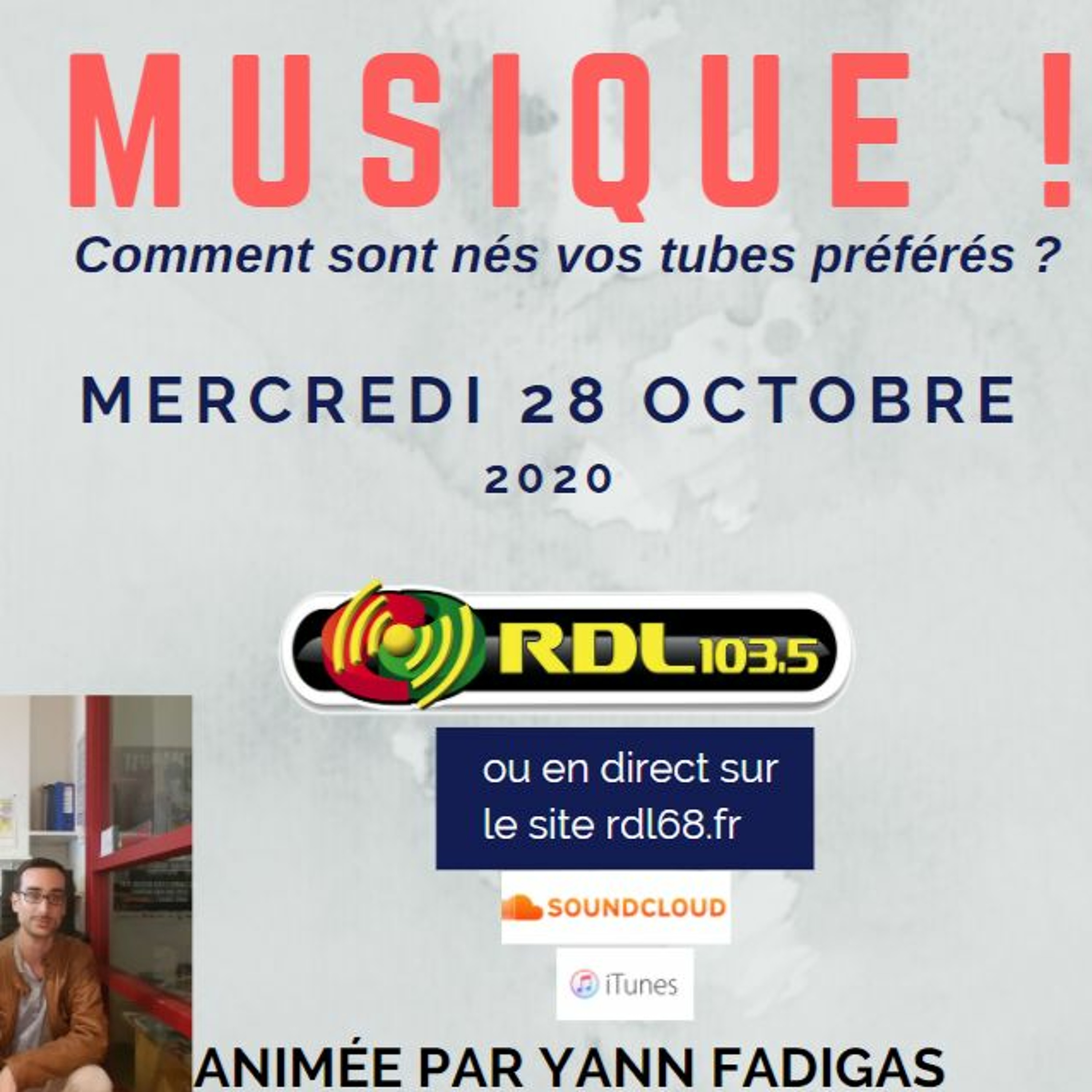 MUSIQUE ! Emission 83 - 28 10 20 - Alanis Morissette / Louis Chédid / Bill Withers / Guillaume Grand episode artwork