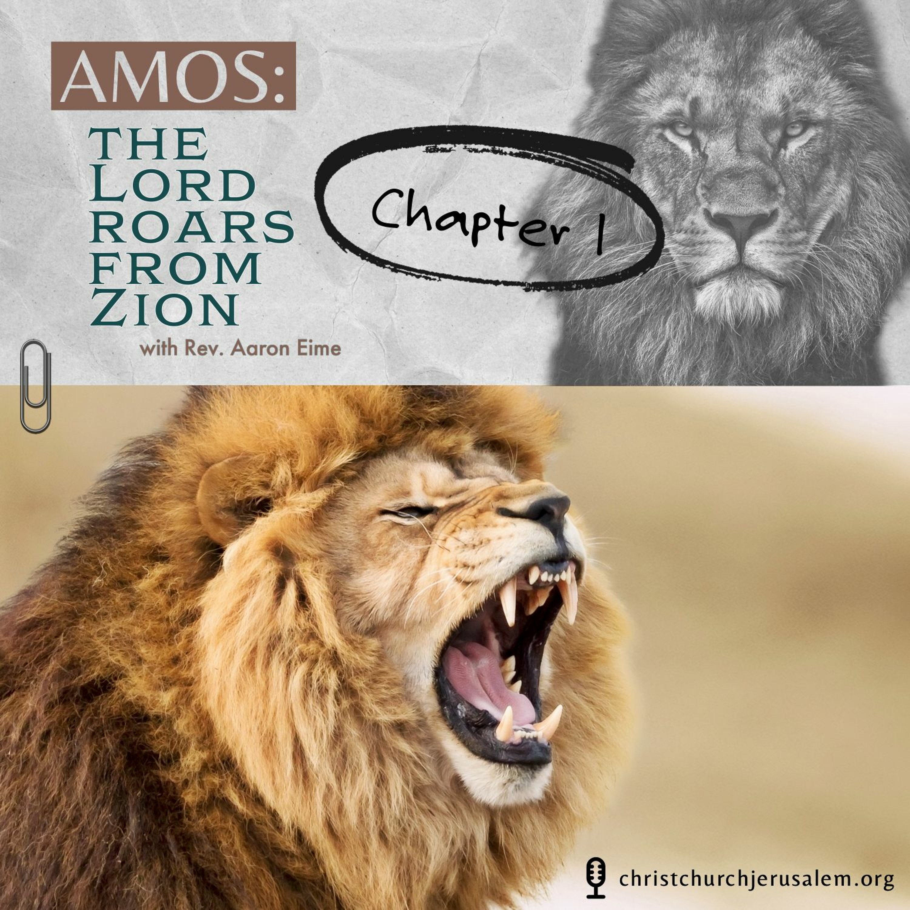 Amos Chapter 1: The Burden of the Lord | Aaron Eime episode artwork