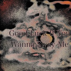 Good luck if you wanna sway me