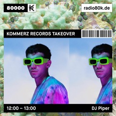 DJ Piper - Kommerz Records Takeover @ Radio 80000 (Sept. 5th 2020)