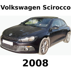 Volkswagen Scirocco 2008 sport compact car pass by fast
