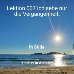 Lektion 007 Ich sehe nur die Vergangenheit.