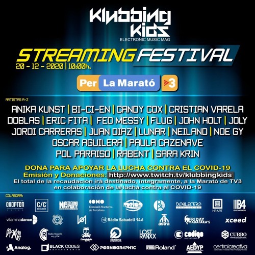 Rabent @ KLUBBINGKIDS STREAMING FESTIVAL - La Marató TV3 (22.12.20)