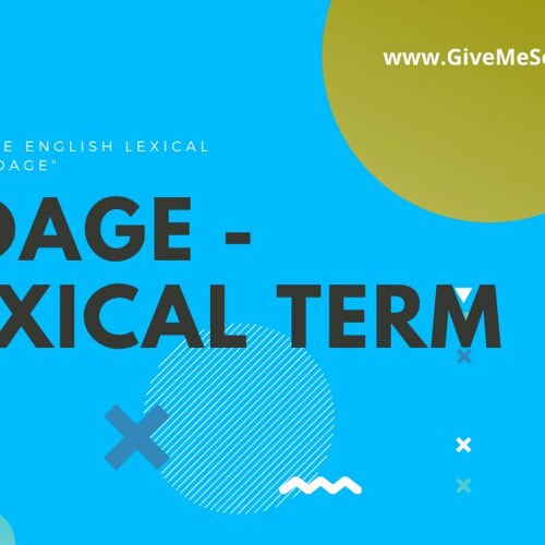 The Word "Adage" - GiveMeSomeEnglish!!! Pronunciation Portal