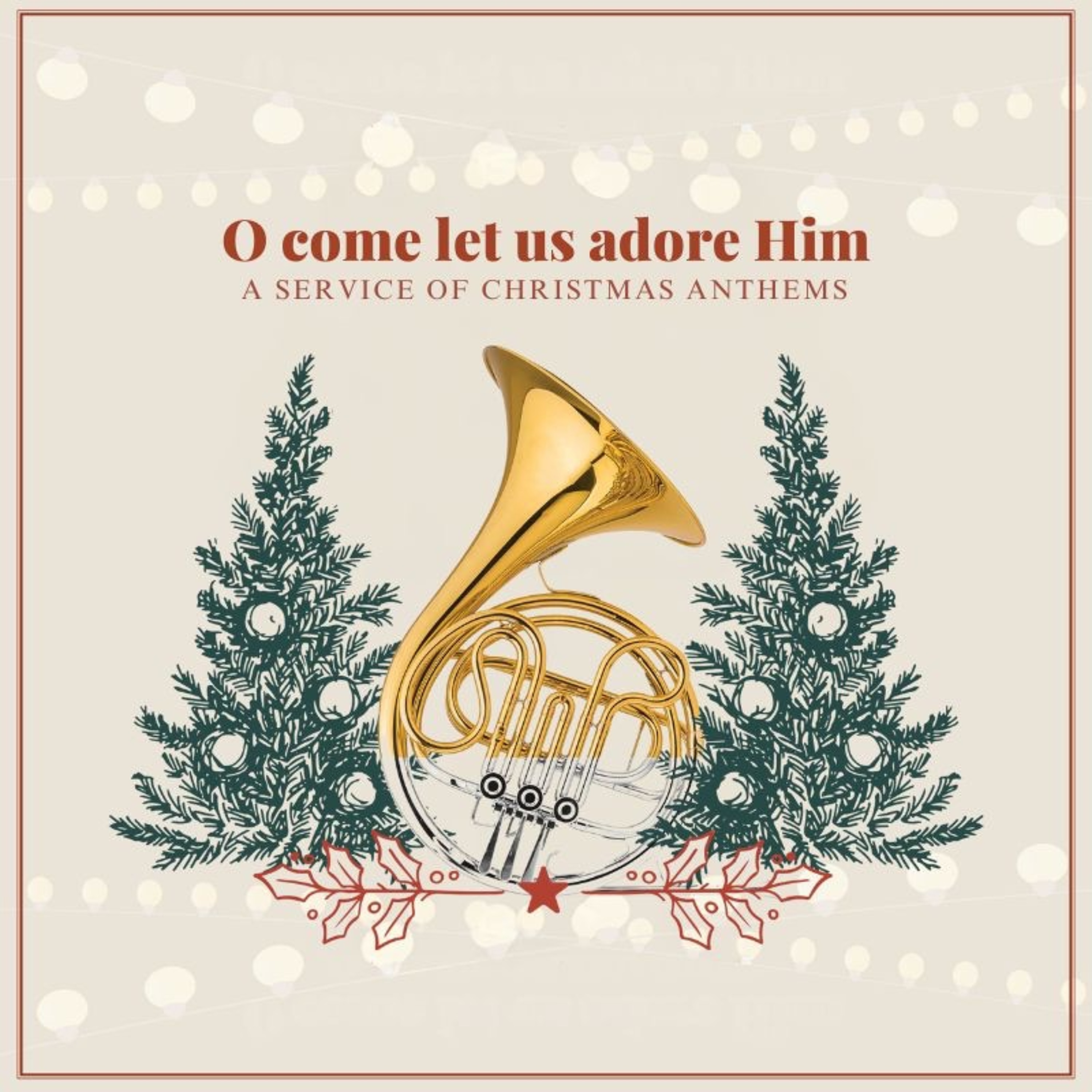 Christmas Anthems Service  - O Come Let us Adore Him - Eddie Lombard - (Sunday 30 November 2025)