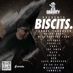 Ricardo Live @ GravityPresents: Biscits at Williamson Tunnels 09/09/2023