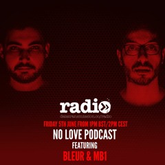 No Love Podcast Featuring Bleur & MB1